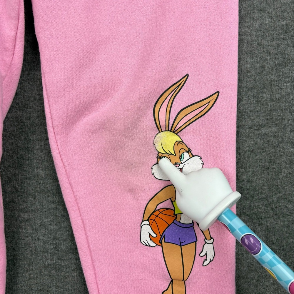 Looney Tunes Lola Bunny Pink Jogger Set Girls 9/10 Warner Bros. Toon Squad Girly - Picture 7 of 16